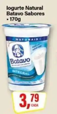 Rede Supermarket Iogurte Natural Batavo Sabores oferta