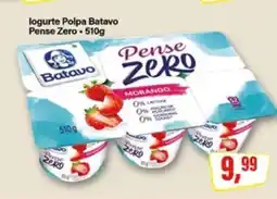 Rede Supermarket Iogurte Polpa Batavo Pense Zero oferta