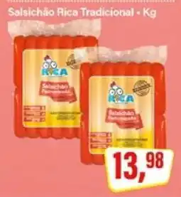 Rede Supermarket Salsichão Rica Tradicional oferta
