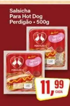 Rede Supermarket Salsicha Para Hot Dog Perdigão - 500g oferta
