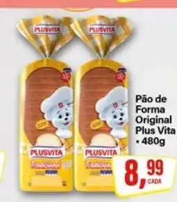 Rede Supermarket Pão de Forma Original Plus Vita - 480g oferta