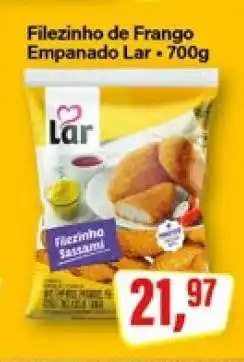Rede Supermarket Filezinho de Frango Empanado Lar oferta