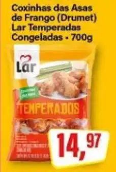 Rede Supermarket Coxinhas das Asas de Frango (Drumet) Lar Temperadas Congeladas - 700g oferta