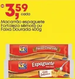 Frangolândia Macarrão espaguete Fortaleza semola ou Faixa Dourada oferta