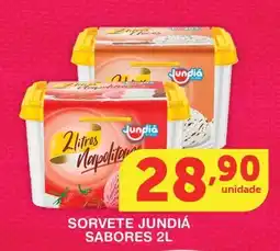 Roldão Sorvete jundiá sabores oferta