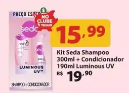 Supermercados Tischler Kit Seda Shampoo + Condicionador Luminous UV oferta