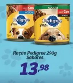 Superbom Supermercados Ração Pedigree Sabores oferta