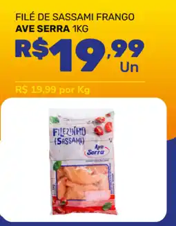 Rede Super Passo Filé de sassami frango ave serra oferta