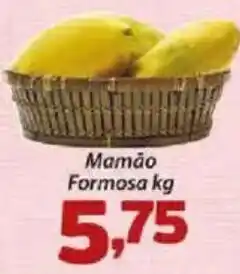 Confiança Supermercados Mamão Formosa oferta