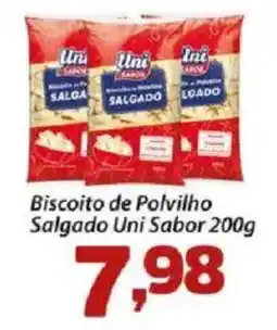 Confiança Supermercados Biscoito de Polvilho Salgado Uni Sabor oferta