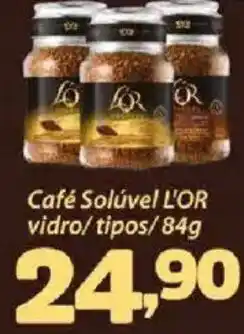 Confiança Supermercados Café Solúvel L'OR vidro/tipos oferta