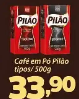 Confiança Supermercados Café em Pó Pilão tipos oferta