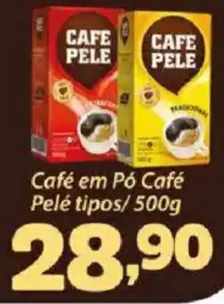 Confiança Supermercados Café em Pó Café Pelé tipos oferta