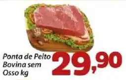 Confiança Supermercados Ponta de Peito Bovina sem Osso oferta