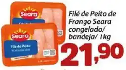 Confiança Supermercados Filé de Peito de Frango Seara congelado/ bandeja oferta