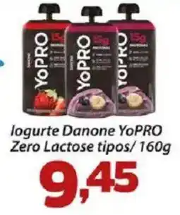 logurte Danone YoPRO Zero Lactose tipos