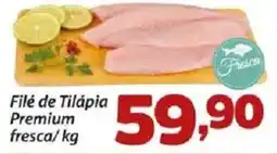 Confiança Supermercados Filé de Tilápia Premium fresca oferta