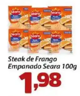 Confiança Supermercados Steak de Frango Empanado Seara oferta