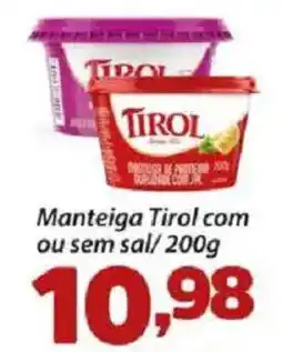 Manteiga Tirol com ou sem sal