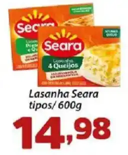 Confiança Supermercados Lasanha Seara tipos oferta