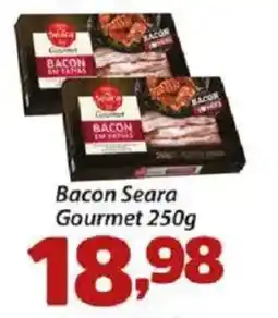 Confiança Supermercados Bacon Seara Gourmet oferta