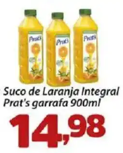 Confiança Supermercados Hambúrguer Texas Burger Suco de Laranja Integral Seara 672g Prat's garrafa oferta