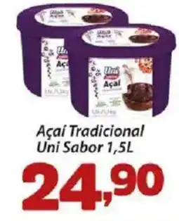Confiança Supermercados Açai Tradicional Uni Sabor oferta