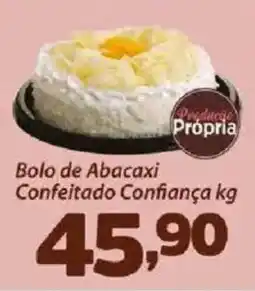 Confiança Supermercados Bolo de Abacaxi Confeitado Confiança oferta