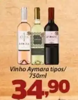 Confiança Supermercados Vinho Aymara tipos/ oferta