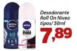 Confiança Supermercados Desodorante Roll On Nivea tipos oferta