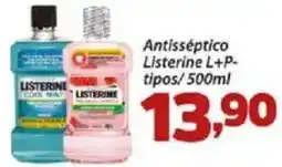 Antisséptico Listerine L+P- tipos