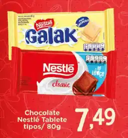 Confiança Supermercados Chocolate Nestlé Tablete tipos oferta