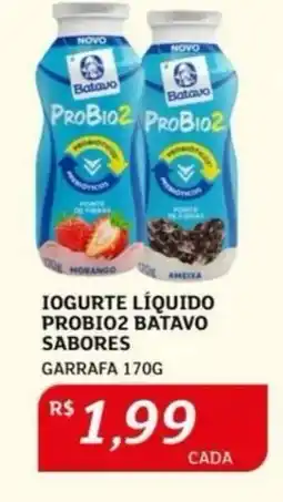 Assaí Atacadista Iogurte Líquido Probio2 Batavo Sabores oferta