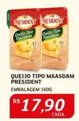 Assaí Atacadista Queijo Tipo Maasdam Président oferta