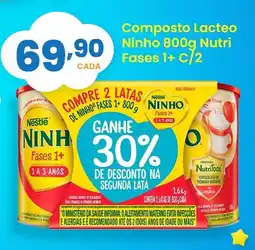 Supermercado Bergamini Composto Lacteo Ninho Nutri Fases 1+ C/2 oferta