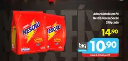 Supermercados Big Compra Achocolatado em Pó Nestlé Nescau Sachê cada oferta