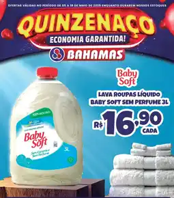 Bahamas Supermercados Lava roupas líquido baby soft sem perfume oferta