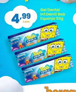 Supermercado Bergamini Gel Dental Inf.Dentil Bob Esponja oferta