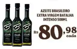 Bahamas Supermercados Azeite brasileiro extra virgem batalha intenso oferta