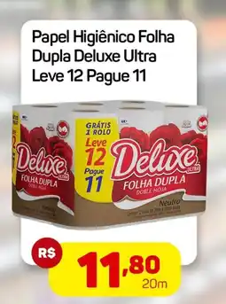 Epa Papel Higiênico Folha Dupla Deluxe Ultra Leve 12 Pague 11 oferta
