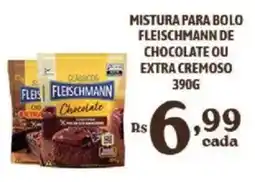 Bahamas Supermercados Mistura para bolo fleischmann de chocolate ou extra cremoso oferta