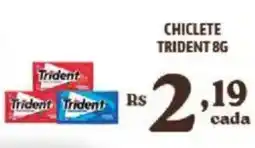 Bahamas Supermercados Chiclete trident oferta