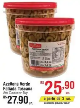 Fort Atacadista Azeitona Verde Fatiada Toscana Em Conserva oferta