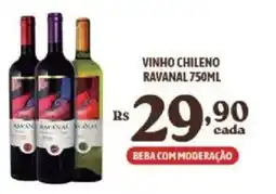 Bahamas Supermercados Vinho chileno ravanal oferta