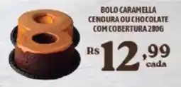 Bahamas Supermercados Bolo caramella cenoura ou chocolate comcobertura oferta