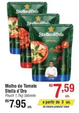 Fort Atacadista Molho de Tomate Stella d'Oro Pouch Sabores oferta