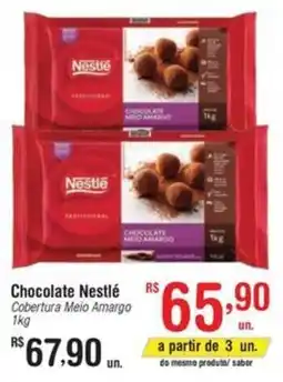 Fort Atacadista Chocolate Nestlé Cobertura Meio Amargo oferta