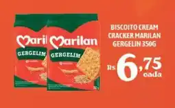 Bahamas Supermercados Biscoito cream cracker marilan gergelin oferta