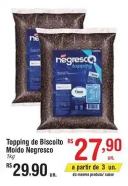 Fort Atacadista Topping de Biscoito Moído Negresco oferta