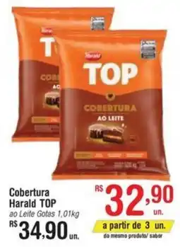 Fort Atacadista Cobertura Harald TOP ao Leite Gotas oferta